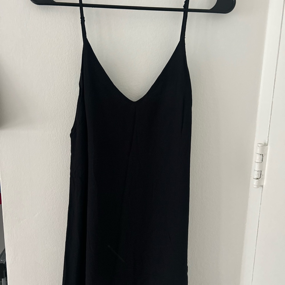 Reformation Black Strapless Dress